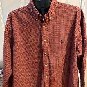 Polo Ralph Lauren men's classic-fit plaid button-down long-sleeve shirt